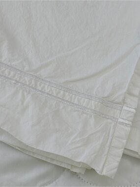 Fieldcrest White Flat Top Sheet Queen Size